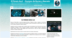 Desktop Screenshot of elparaisazul.com