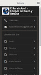 Mobile Screenshot of elparaisazul.com