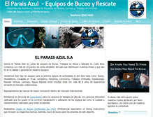 Tablet Screenshot of elparaisazul.com